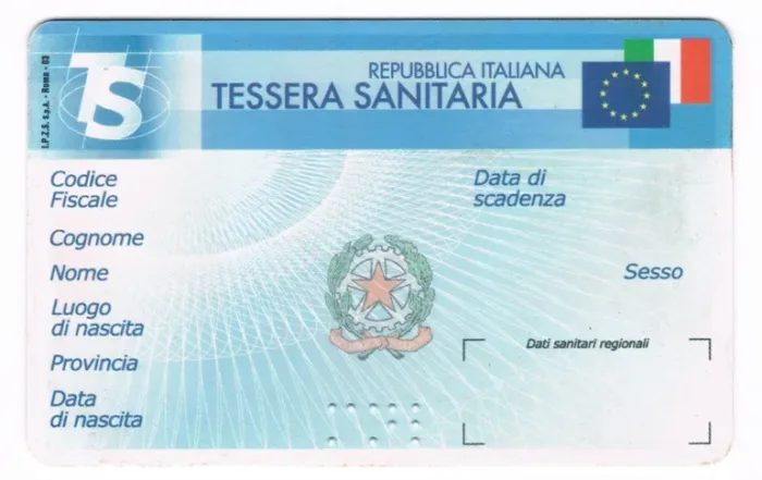 how to obtain a tessera sanitaria in Italy