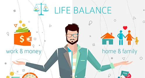 Concept of work and life balance